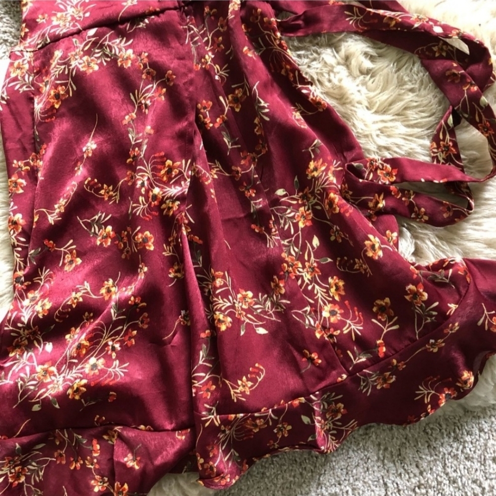 Lovestitch Botanica Floral Wrap Dress Women's Size Small - Picture 6 of 9